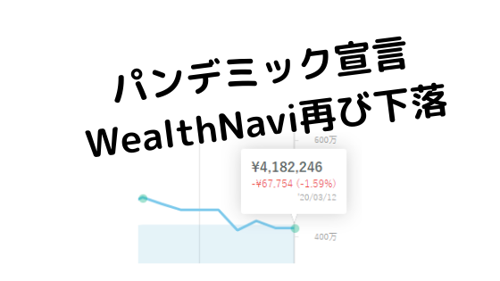 2020/03/12 WealthNavi
